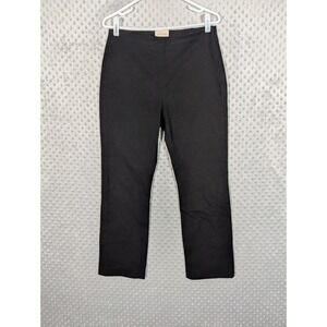 Sezane Pull On Ankle Pants Women's Size 8 (40 FR) Cotton Blend Side Zip Career